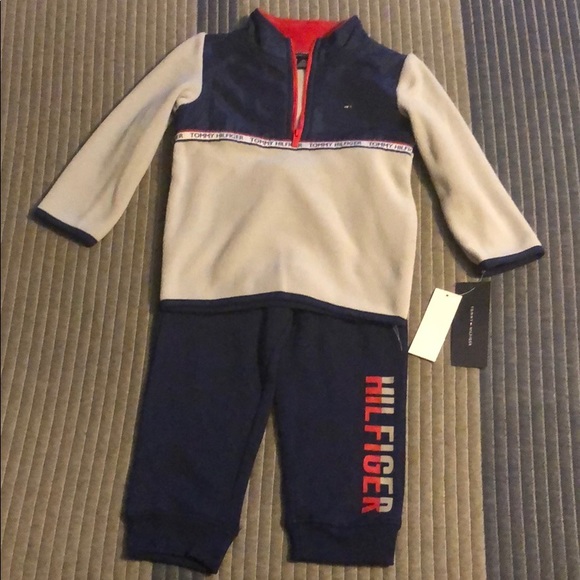 tommy hilfiger baby boy sets